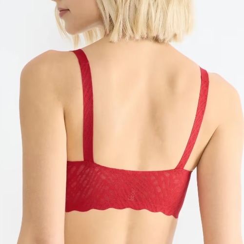 Sloggi Zero Feel Bliss rouge soutien-gorge sans forme