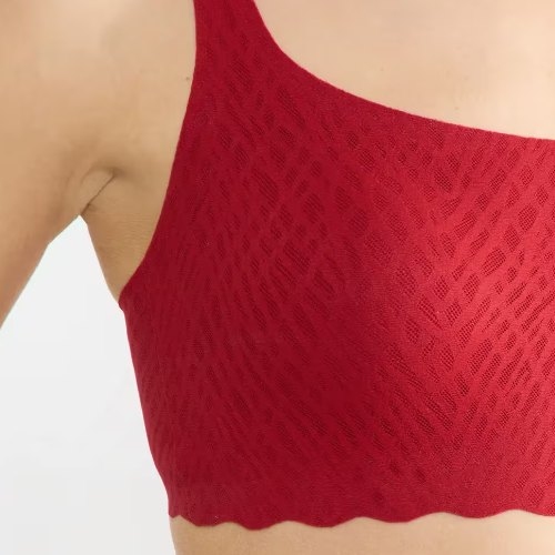 Sloggi Zero Feel Bliss rouge soutien-gorge sans forme