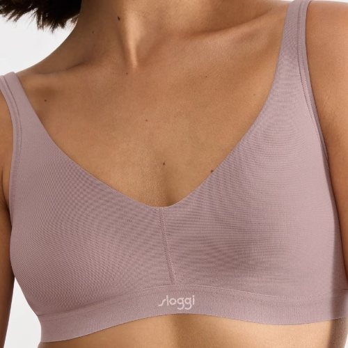 Sloggi  mauve soutien-gorge sans forme