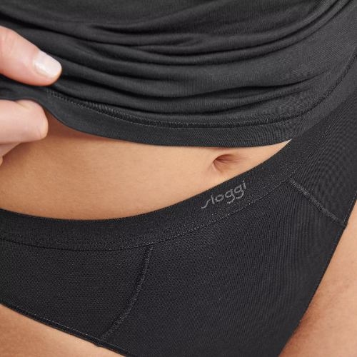 Sloggi  noir culotte string
