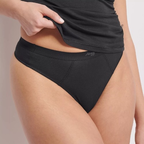 Sloggi  noir culotte string