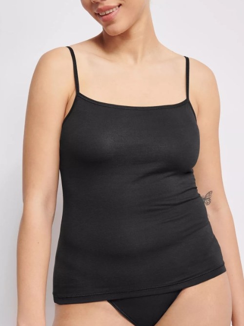 Sloggi Ever Ease noir top spaghetti