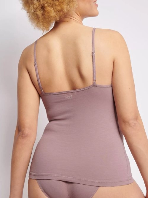 Sloggi  mauve top spaghetti