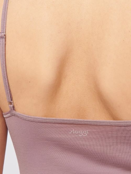 Sloggi  mauve top spaghetti