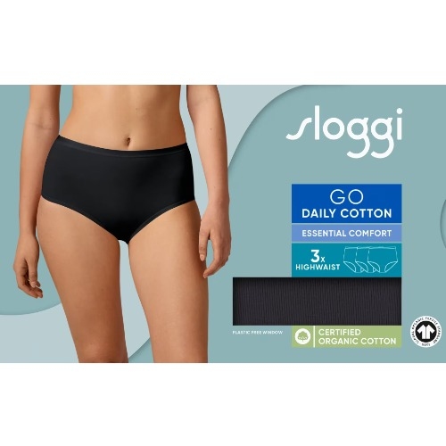 Sloggi GO Daily Cotton noir haut slip