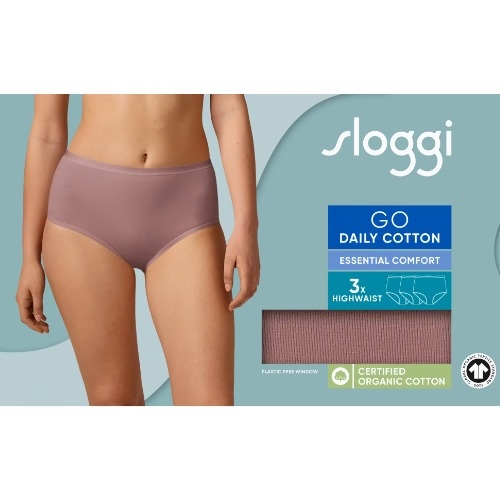 Sloggi GO Daily Cotton marron haut slip