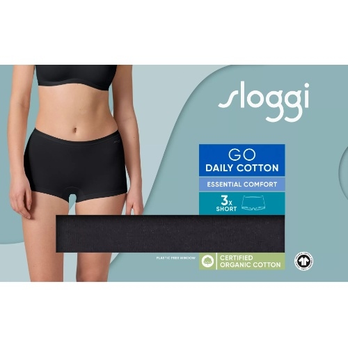 Sloggi GO Daily Cotton noir shortie