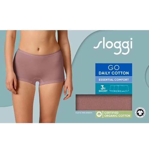 Sloggi GO Daily Cotton marron shortie