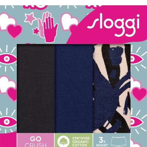 Sloggi GO Crush bleu marine shortie