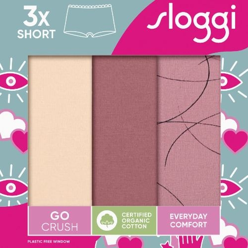 Sloggi GO Crush rose shortie