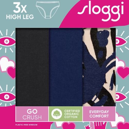 Sloggi GO Crush bleu marine slip