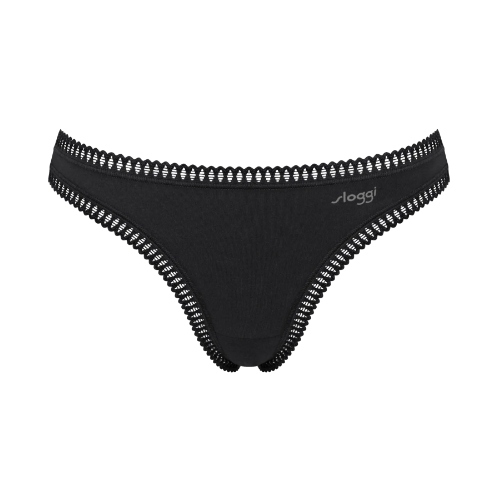 Sloggi GO Crush noir culotte string