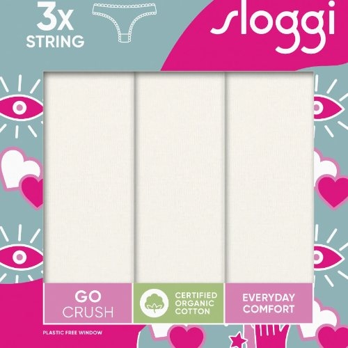 Sloggi GO Crush blanc culotte string