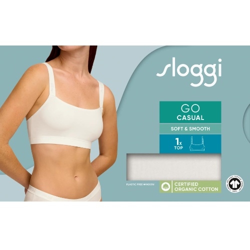 Sloggi GO Casual blanc soutien-gorge sans forme