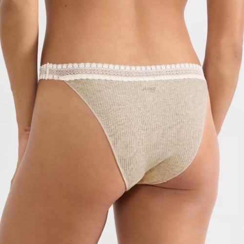 Sloggi GO Ribbed gris slip