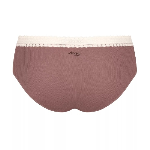 Sloggi GO Ribbed marron shortie