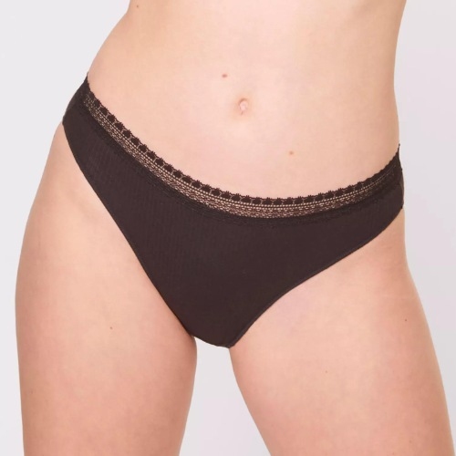 Sloggi GO Ribbed noir slip