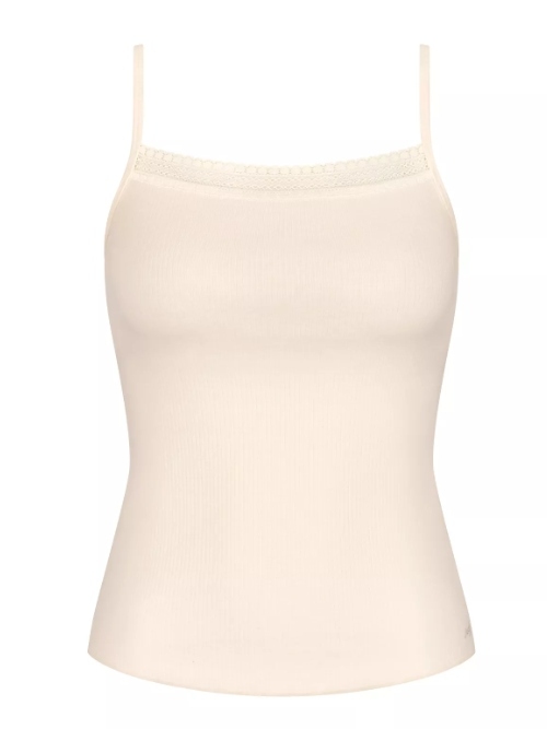 Sloggi GO Ribbed ivoire top spaghetti