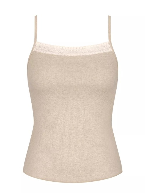 Sloggi GO Ribbed gris top spaghetti