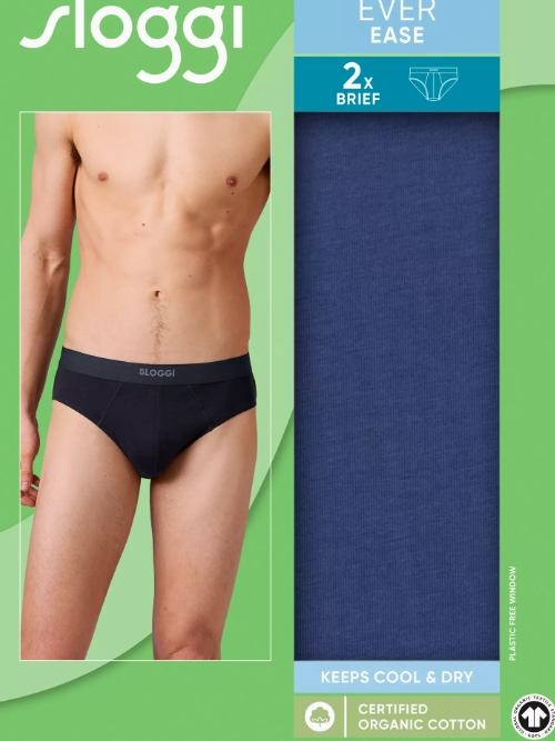 Sloggi Men Ever Ease bleu slip pour hommes