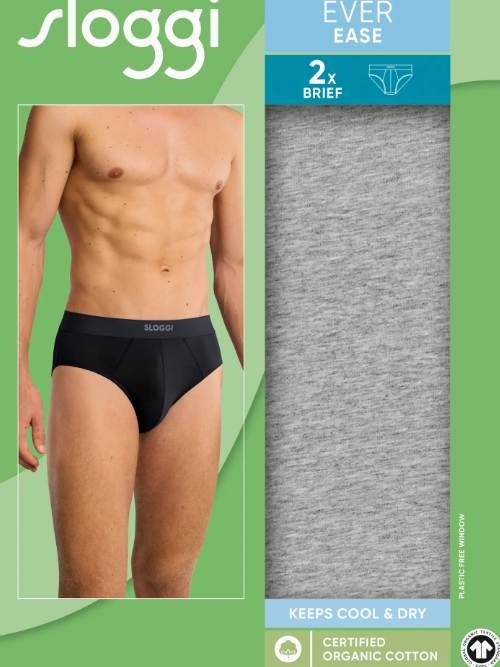 Sloggi Men Ever Ease gris slip pour hommes