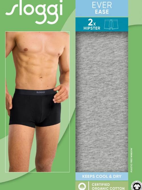 Sloggi Men Ever Ease gris trunk