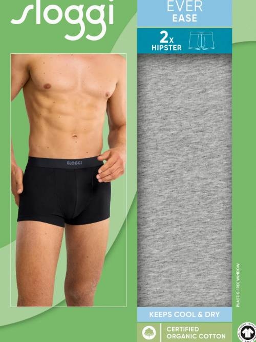 Sloggi Men Ever Ease gris trunk