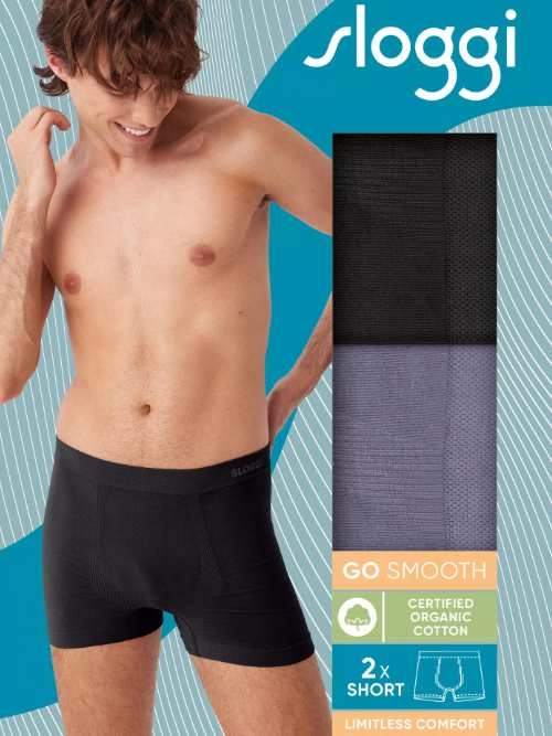 Sloggi Men GO Smooth noir boxer