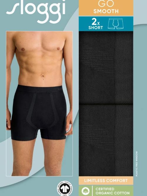 Sloggi Men GO Smooth noir boxer