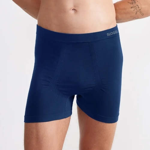 Sloggi Men GO Smooth bleu marine boxer