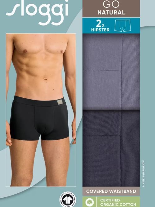 Sloggi Men GO Natural noir trunk