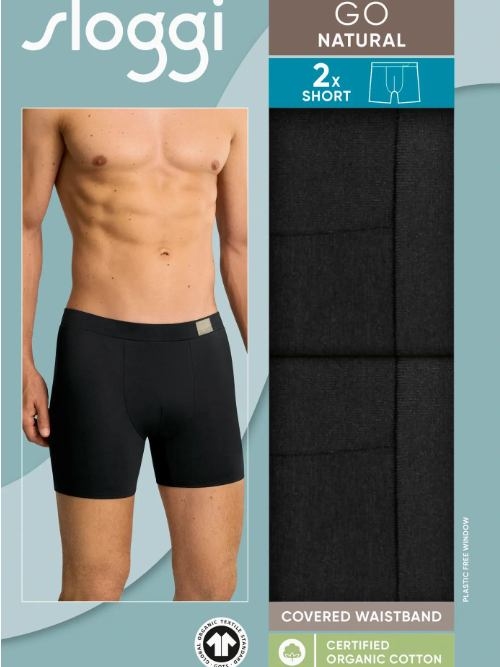 Sloggi Men GO Natural noir boxer