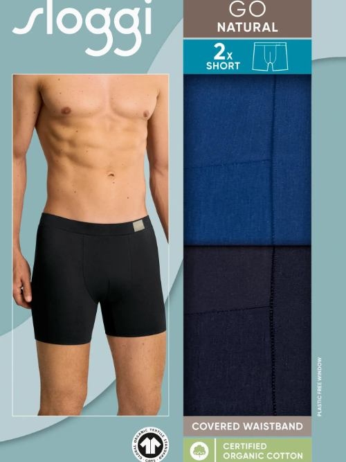 Sloggi Men GO Natural bleu marine boxer