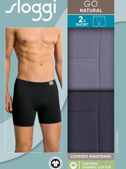 Sloggi Men GO Natural noir boxer