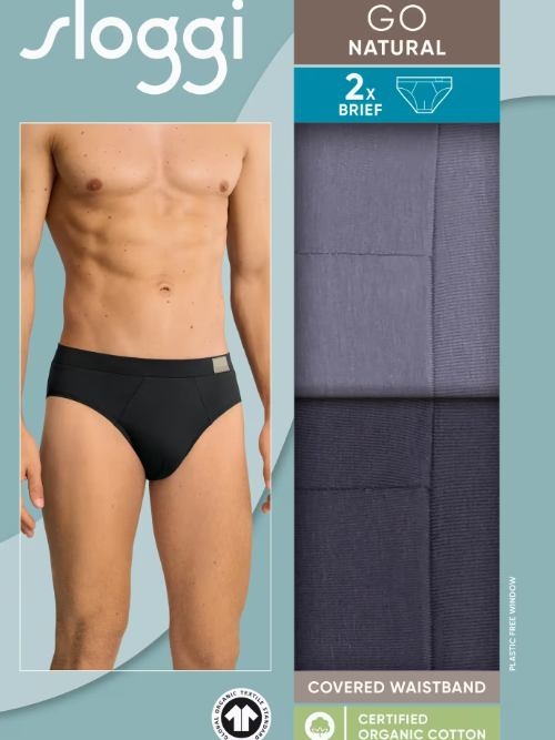 Sloggi Men GO Natural noir slip pour hommes
