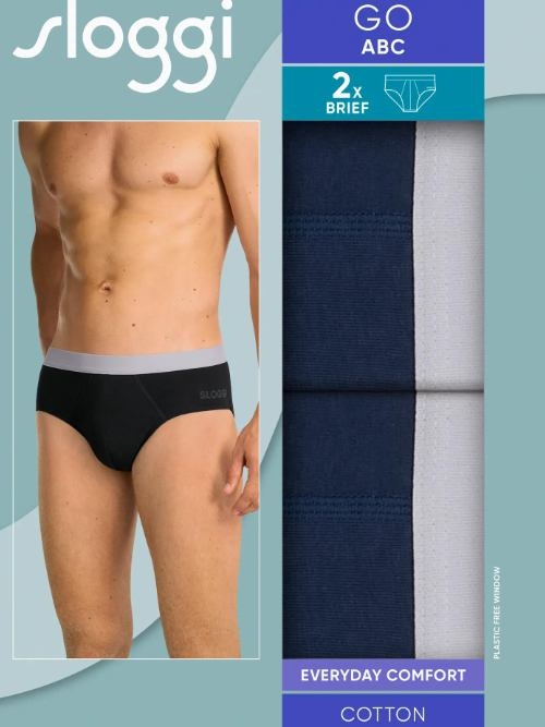 Sloggi Men GO ABC bleu marine slip pour hommes