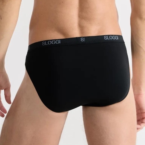 Sloggi Men Basic noir slip pour hommes