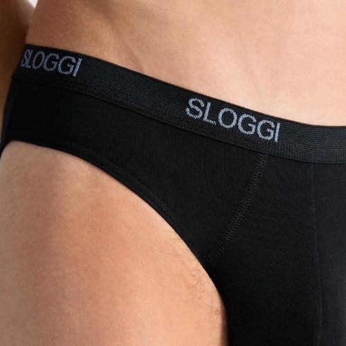 Sloggi Men Basic noir slip pour hommes
