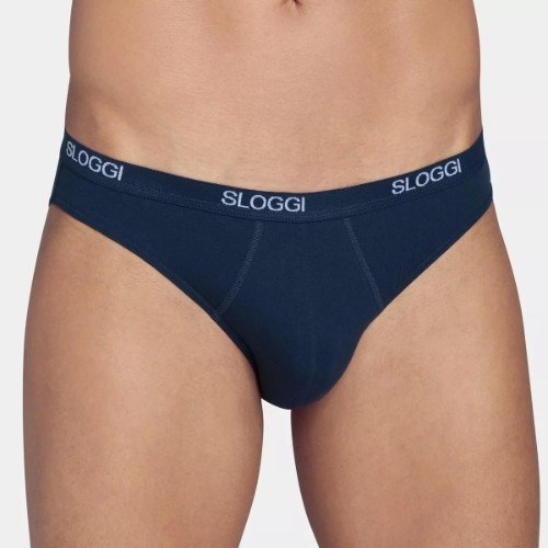 Sloggi Men Basic bleu marine slip pour hommes