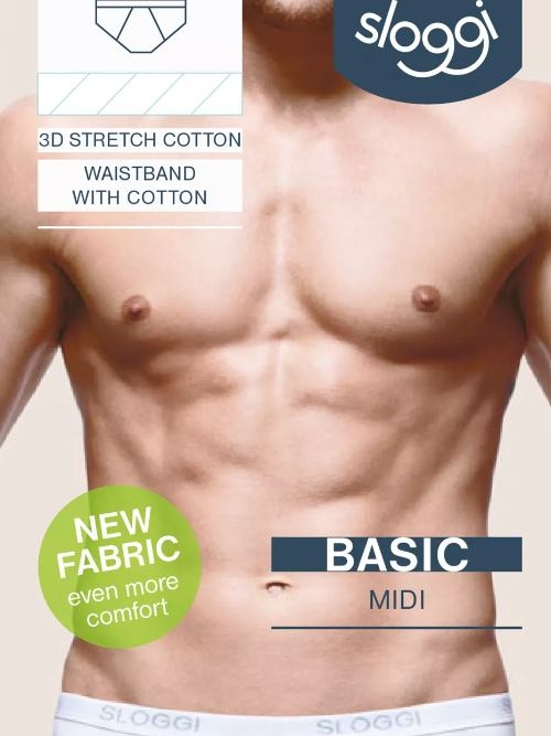 Sloggi Men Basic blanc slip pour hommes