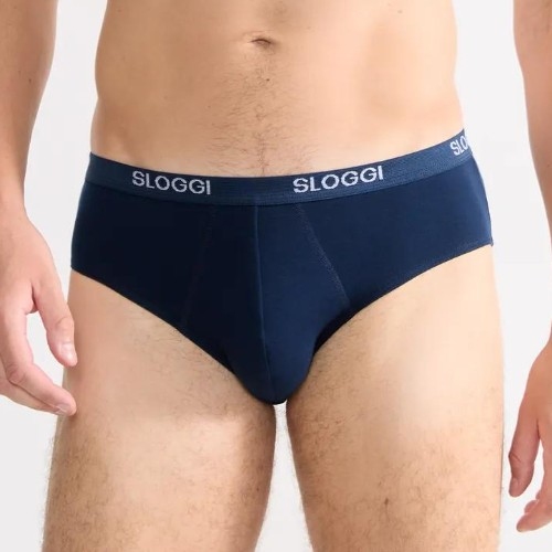 Sloggi Men Basic bleu marine slip pour hommes