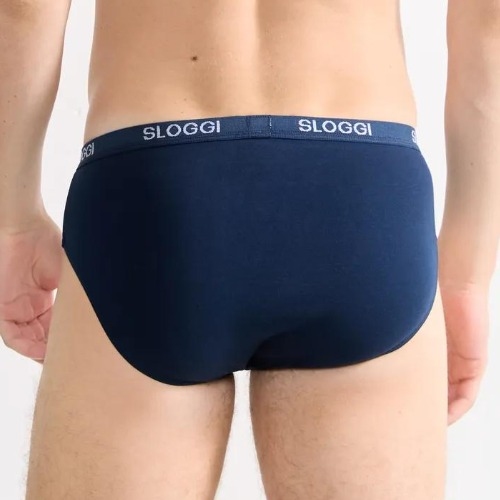 Sloggi Men Basic bleu marine slip pour hommes