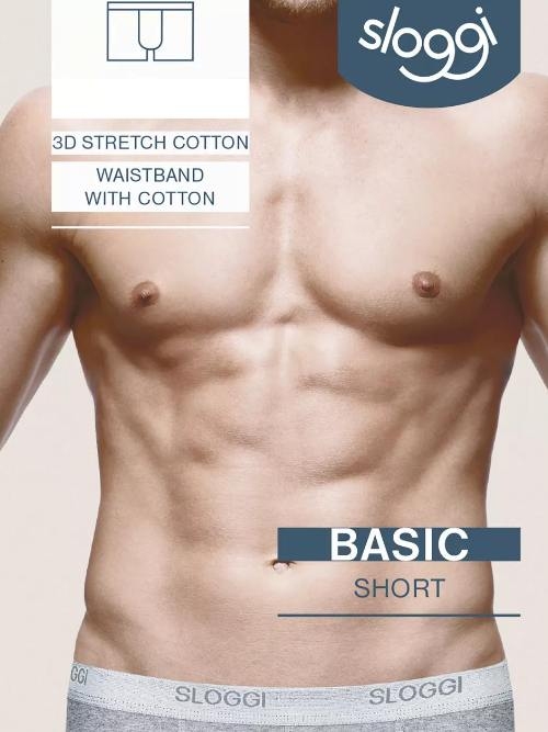 Sloggi Men Basic gris boxer