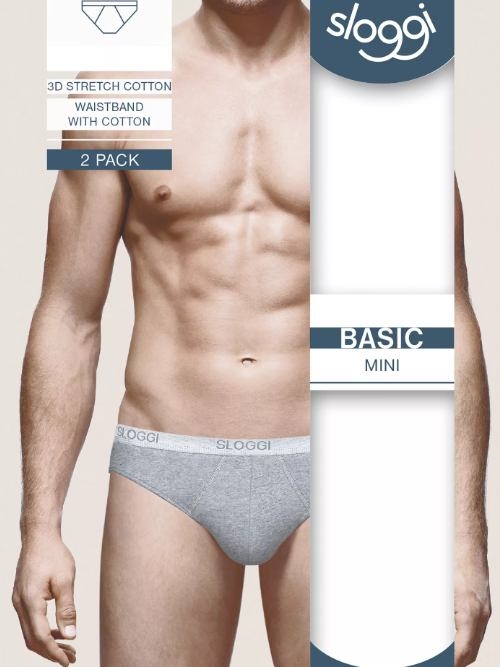 Sloggi Men Basic gris slip pour hommes
