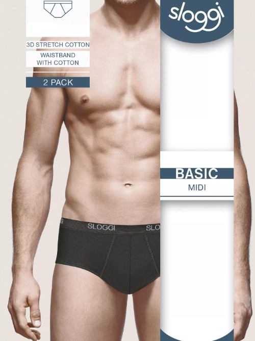 Sloggi Men Basic noir slip pour hommes