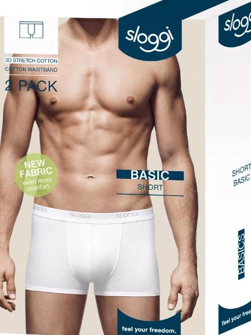 Sloggi Men Basic blanc boxer