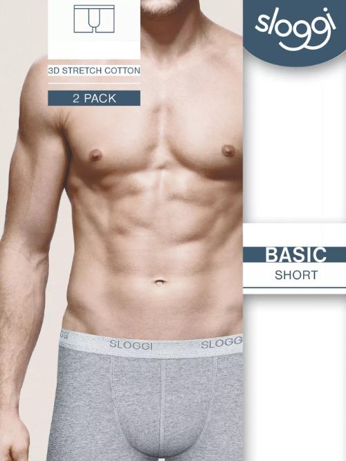 Sloggi Men Basic gris boxer