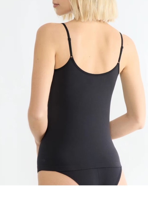 Sloggi GO Sense noir top spaghetti