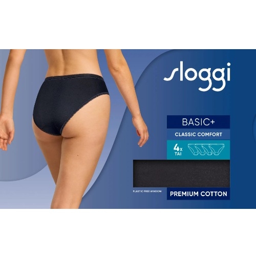 Sloggi Basic+ noir slip