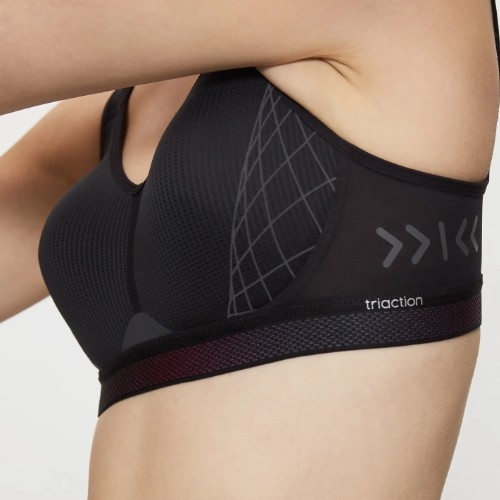 Triomphe Triaction Cardio Flow noir soutien-gorge de sport
